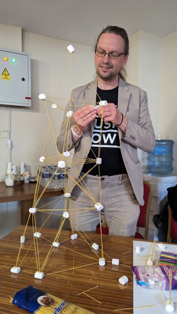 marshmallow spaghetti challenge